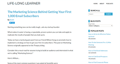 Desktop Screenshot of life-longlearner.com